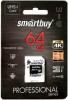   MicroSDXC 64 Gb SmartBuy class10 PRO90/70Mb/s  . UHS-I (U3)  SB64GBSDCL10U3-01 - -     - RegionRF - 