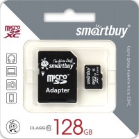   MicroSDXC_128 Gb SmartBuy class 10 UHS-I / SB128GBSDCL10-01 - -     - RegionRF - 