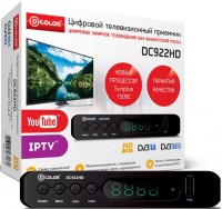   DVB-T2 D-Color DC922HD HDMI, 3xRCA, USB, Youtube, IPTV, ,  - -     - RegionRF - 
