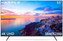 LED  Harper 55U770TS 55"/3840*2160/SmartTV/Andr 9.0/DVB-S2/3*HDMI/ - -     - RegionRF - 