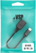 Адаптер BoraSCO (38281) OTG USB-C, 0.15м, черный - Интернет-магазин бытовой техники и электроники - RegionRF - Екатеринбург