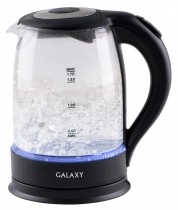 Чайник GALAXY GL 0553 черный 2200Вт, 1.7л, стекло,светодиодная подсветка - Интернет-магазин бытовой техники и электроники - RegionRF - Екатеринбург