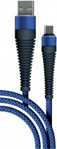 Кабель BoraSCO (38505) Fishbone USB-C т-синий, 1 м, 3A, - Интернет-магазин бытовой техники и электроники - RegionRF - Екатеринбург