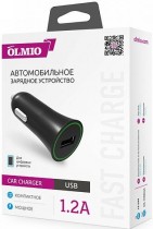 Авто З/У OLMIO (038635) USB 1.2 A черный - Интернет-магазин бытовой техники и электроники - RegionRF - Екатеринбург