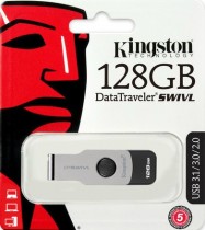 USB  _128 Gb Kingston DataTraveler SWIVL - -     - RegionRF - 