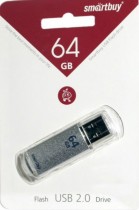 USB флеш накопитель 64 Gb SmartBuy V-Cut Silver 3.0 USB 3.0 SB64GBVC-S3 - Интернет-магазин бытовой техники и электроники - RegionRF - Екатеринбург