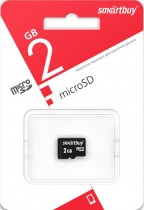Карта памяти MicroSD 2 Gb SmartBuy б/ад - Интернет-магазин бытовой техники и электроники - RegionRF - Екатеринбург