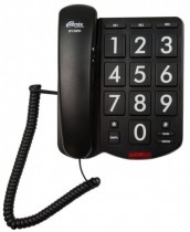 Телефон Ritmix RT-520 Black большие кнопки - Интернет-магазин бытовой техники и электроники - RegionRF - Екатеринбург