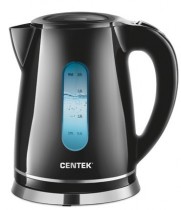Чайник CENTEK CT-0043 черный 2200 Вт, 2,0литра, подсветка, стальная отделка - Интернет-магазин бытовой техники и электроники - RegionRF - Екатеринбург