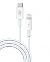 Кабель BoraSCO (38525) Apple 8-pin - USB C белый, 1 м, Power Delivery - Интернет-магазин бытовой техники и электроники - RegionRF - Екатеринбург