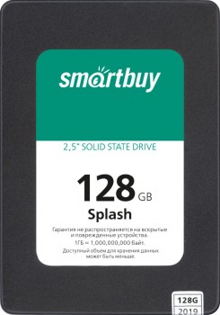 SSD  SmartBuy Splash 128Gb SBSSD-128GT-MX902-25S3 2,5" 128GB SATA3 MAS0902 3D TLC - -     - RegionRF - 
