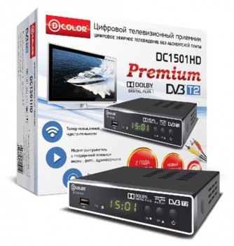   DVB-T2 D-Color DC1501HD - -     - RegionRF - 