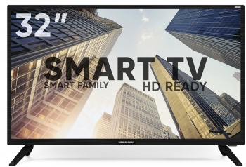 LED  Soundmax SM-LED32M07S 32"/1366*768/Smart TV/3*HDMI/2*USB - -     - RegionRF - 