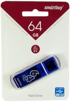 USB   64 Gb SmartBuy Glossy Dark Blue SB64GBGS-DB USB 3.0 - -     - RegionRF - 