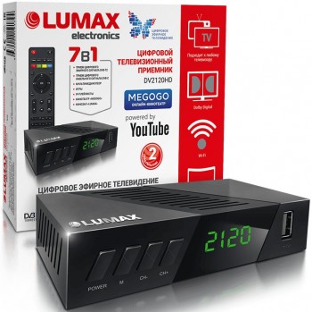   DVB-T2 Lumax DV2120HD - -     - RegionRF - 