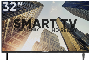 LED  Soundmax SM-LED32M17S 32"/1366*768/Smart TV/3*HDMI/2*USB/. - -     - RegionRF - 