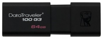 USB   64 Gb Kingston DataTraveler 100 G3 USB 3.0 / DT100G3/64GB - -     - RegionRF - 