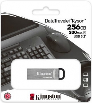 USB  _256 Gb Kingston DT Kyson DTKN/256GB / USB 3.2 / Read 200Mb/s/Write 60Mb/s - -     - RegionRF - 
