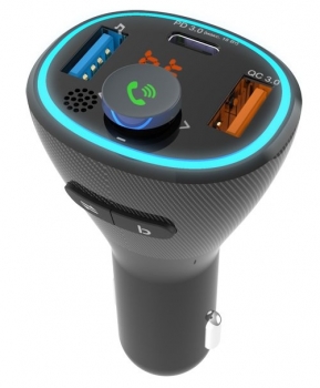 mp3  Ritmix FMT-B300 Bluetooth, hands free,QC3.0, USBTYPE-C,3.4A,12-24V - -     - RegionRF - 