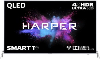 LED  Harper 55Q850TS 55"/QLED/3840*2160/SmartTV/Andr 9.0/3*HDMI/2*USB - -     - RegionRF - 