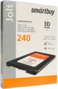 SSD  SmartBuy Jolt 240Gb SB240GB-JLT-25SAT3 - -     - RegionRF - 