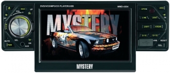  Mystery  DVD  MMD-4304  1/2 DIN,  4.3",SD/USB/DVD, - -     - RegionRF - 